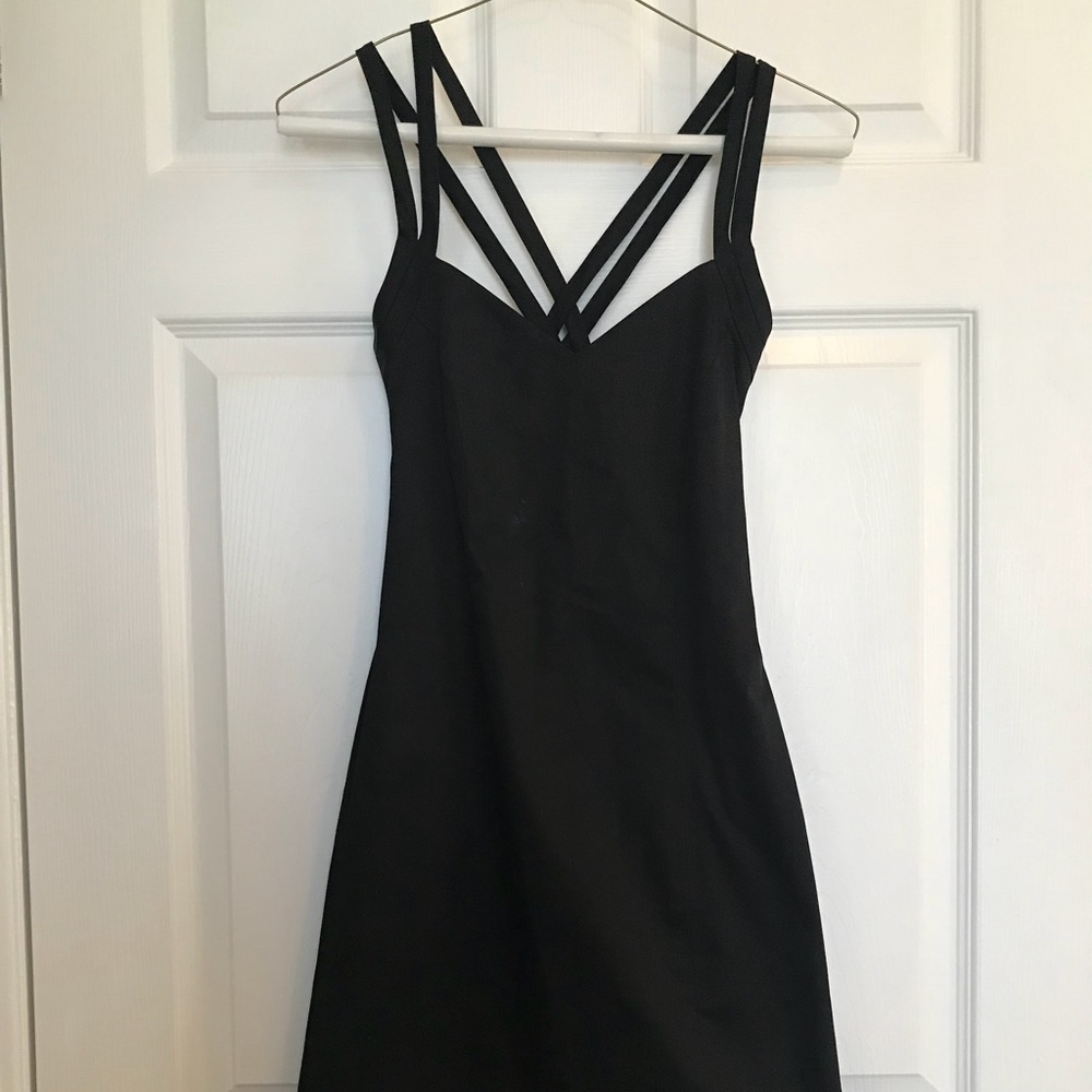 Black cocktail dress